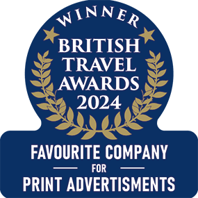 Winner British Travel Awards 2024 Favourite Company for Print Advertisements